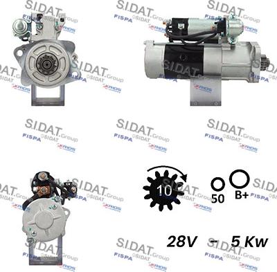 Sidat S24MH0132A2 - Стартер autosila-amz.com