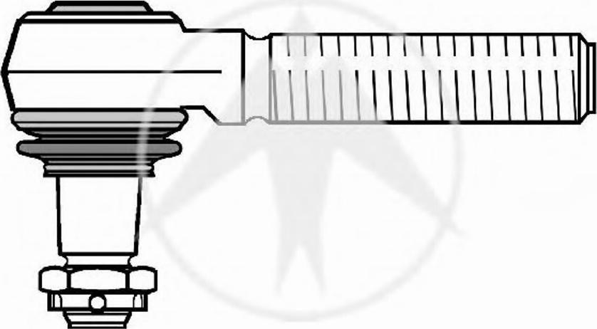 Sidem 14338 - Наконечник рулевой тяги, шарнир autosila-amz.com