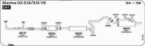 Sigam 038005 - Уплотнительное кольцо, труба выхлопного газа autosila-amz.com