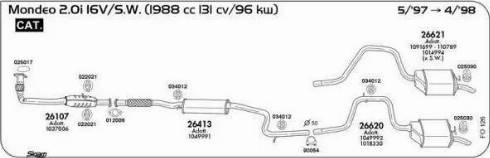 Sigam 025017 - Уплотнительное кольцо, труба выхлопного газа autosila-amz.com