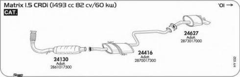 Sigam HY032 - Система выпуска ОГ autosila-amz.com