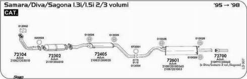 Sigam 012034 - Соединительные элементы, система выпуска autosila-amz.com