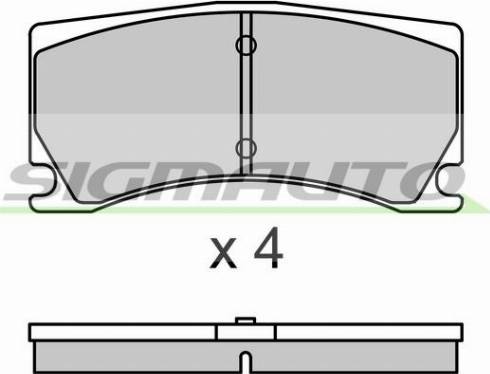 DS 1610696480 - Тормозные колодки, дисковые, комплект autosila-amz.com