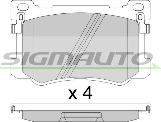 FIT FP1799 - Тормозные колодки, дисковые, комплект autosila-amz.com