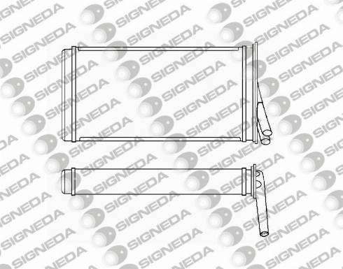 Signeda RP70221 - Теплообменник, отопление салона autosila-amz.com