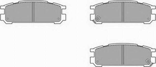 Simer 628 - Тормозные колодки, дисковые, комплект autosila-amz.com