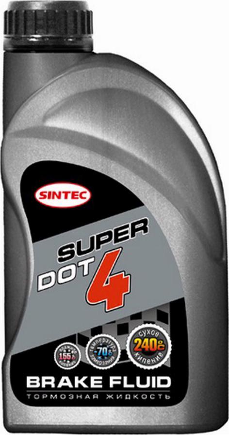 Sintec 990244 - Жидкость тормозная SINTEC SUPER DOT 4 455г (Синтетика +250 С) autosila-amz.com
