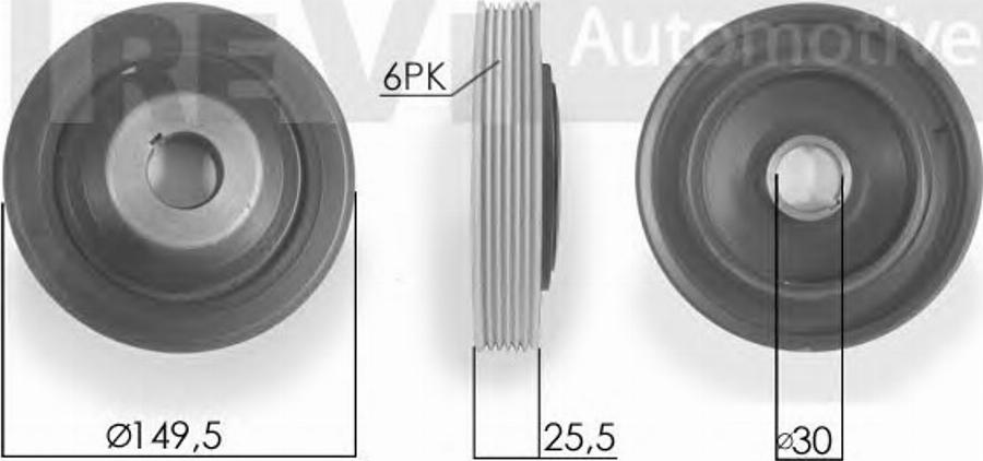 S&K SK470106 - Шкив коленчатого вала autosila-amz.com