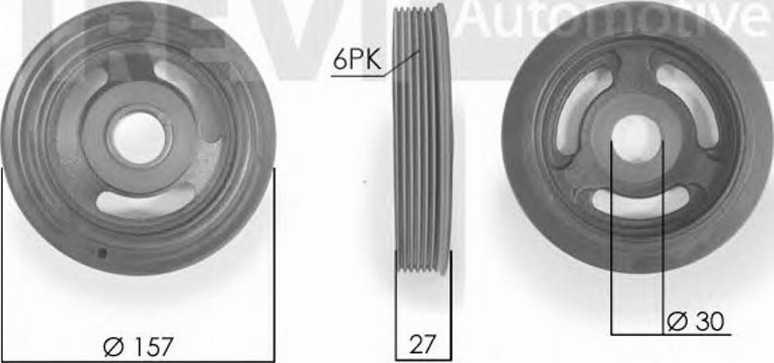 S&K SK769880 - Шкив коленчатого вала autosila-amz.com