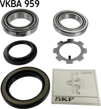 SKF VKBA 959 - Комплект подшипника ступицы колеса autosila-amz.com
