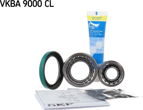 SKF VKBA 9000 CL - Комплект подшипника ступицы колеса autosila-amz.com