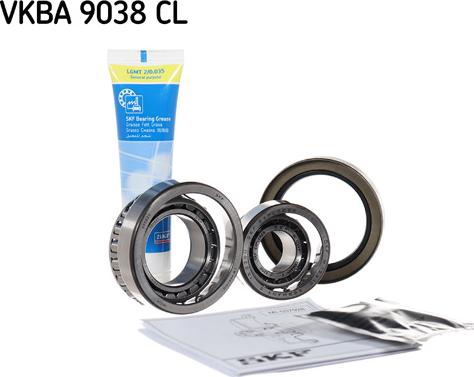 SKF VKBA 9038 CL - Комплект подшипника ступицы колеса autosila-amz.com