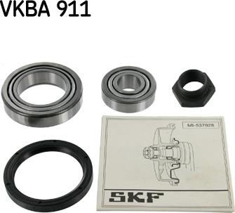 SKF VKBA 911 - Комплект подшипника ступицы колеса autosila-amz.com