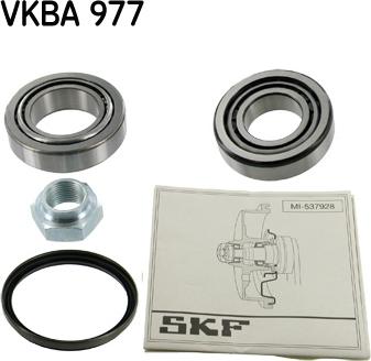SKF VKBA 977 - Подшипник ступицы комплект autosila-amz.com