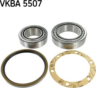 SKF VKBA 5507 - Комплект подшипника ступицы колеса autosila-amz.com