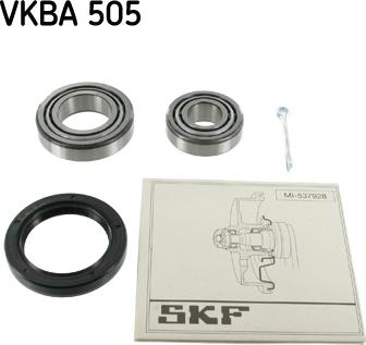 SKF VKBA 505 - Комплект подшипника ступицы колеса autosila-amz.com