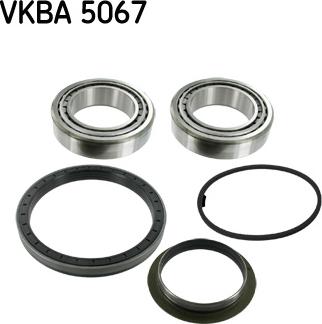 SKF VKBA 5067 - Комплект подшипника ступицы колеса autosila-amz.com