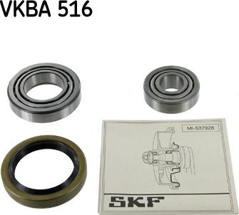 SKF VKBA 516 - Комплект подшипника ступицы колеса autosila-amz.com