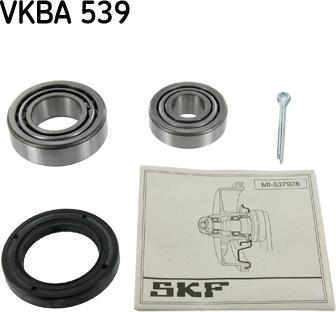 SKF VKBA 539 - Комплект подшипника ступицы колеса autosila-amz.com