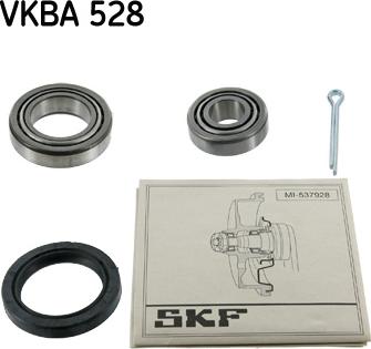 SKF VKBA 528 - Комплект подшипника ступицы колеса autosila-amz.com