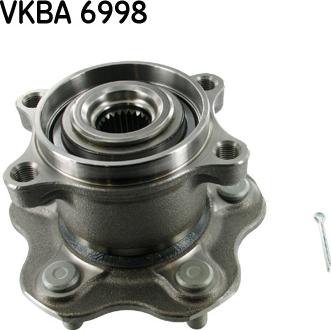 SKF VKBA 6998 - Комплект подшипника ступицы колеса autosila-amz.com