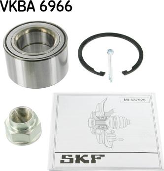 SKF VKBA 6966 - Комплект подшипника ступицы колеса autosila-amz.com