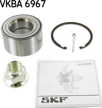 SKF VKBA 6967 - Комплект подшипника ступицы колеса autosila-amz.com