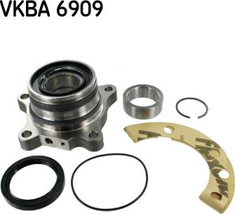 SKF VKBA 6909 - Комплект подшипника ступицы колеса autosila-amz.com