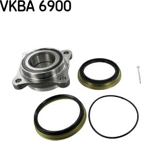 SKF VKBA 6900 - Комплект подшипника ступицы колеса autosila-amz.com