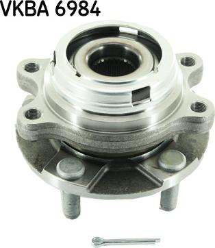 SKF VKBA 6984 - Комплект подшипника ступицы колеса autosila-amz.com