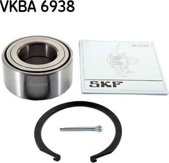 SKF VKBA 6938 - Комплект подшипника ступицы колеса autosila-amz.com