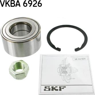 SKF VKBA 6926 - Комплект подшипника ступицы колеса autosila-amz.com