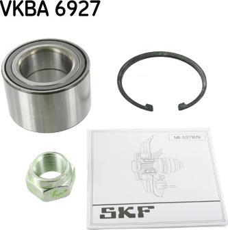 SKF VKBA 6927 - Комплект подшипника ступицы колеса autosila-amz.com