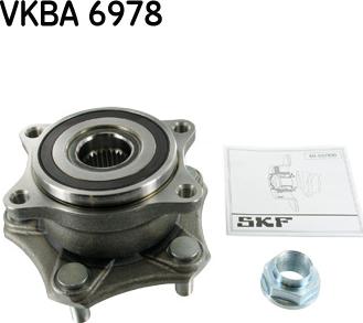 SKF VKBA 6978 - Комплект подшипника ступицы колеса autosila-amz.com