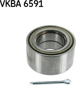 SKF VKBA 6591 - Комплект подшипника ступицы колеса autosila-amz.com