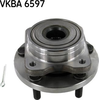 SKF VKBA 6597 - Комплект подшипника ступицы колеса autosila-amz.com