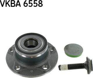 SKF VKBA 6558 - Комплект подшипника ступицы задний, с датчиком ABS \SKODA autosila-amz.com