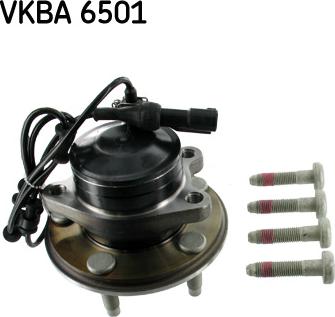 SKF VKBA 6501 - Комплект подшипника ступицы колеса autosila-amz.com