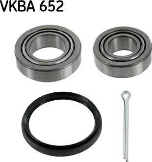 SKF VKBA 652 - Комплект подшипника ступицы колеса autosila-amz.com