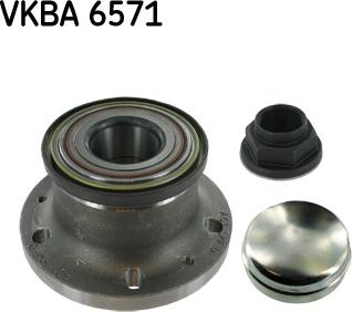 SKF VKBA 6571 - Комплект подшипника ступицы колеса autosila-amz.com