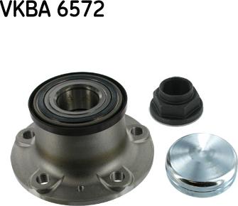 SKF VKBA 6572 - Комплект подшипника ступицы колеса autosila-amz.com