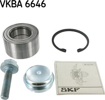SKF VKBA 6646 - Комплект подшипника ступицы колеса autosila-amz.com