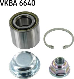 SKF VKBA 6640 - Комплект подшипника ступицы колеса autosila-amz.com