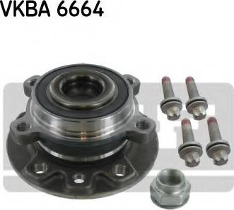 SKF VKBA 6664 - Ступица колеса, поворотный кулак autosila-amz.com