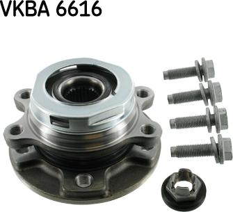 SKF VKBA 6616 - Комплект подшипника ступицы колеса autosila-amz.com
