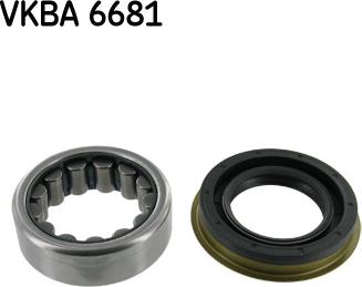 SKF VKBA 6681 - Комплект подшипника ступицы колеса autosila-amz.com