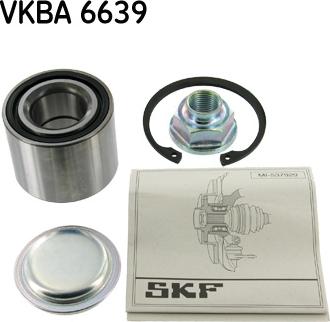 SKF VKBA 6639 - Комплект подшипника ступицы колеса autosila-amz.com