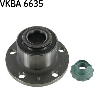 SKF VKBA 6635 - Комплект подшипника ступицы колеса autosila-amz.com