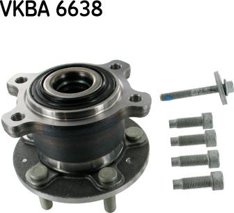 SKF VKBA 6638 - Комплект подшипника ступицы колеса autosila-amz.com