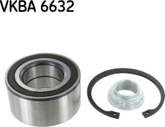 SKF VKBA 6632 - Комплект подшипника ступицы колеса autosila-amz.com